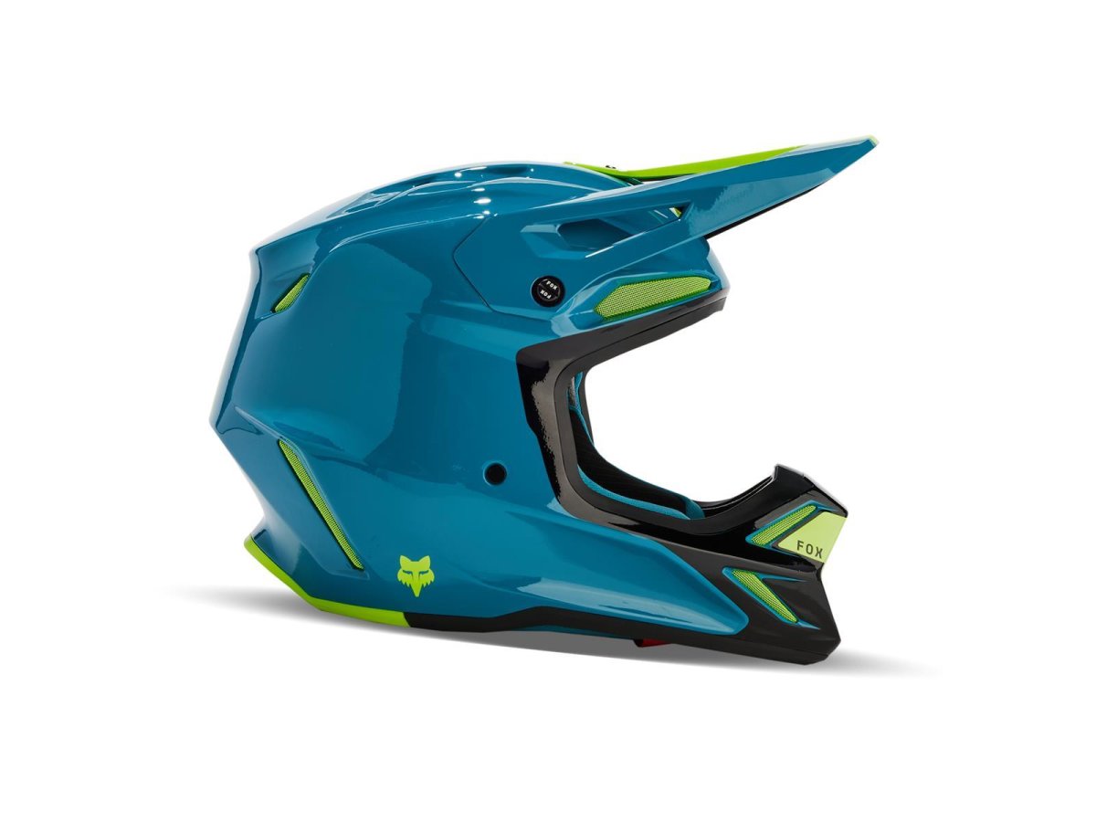 Fox V3 Rs Optical Helm M Blu