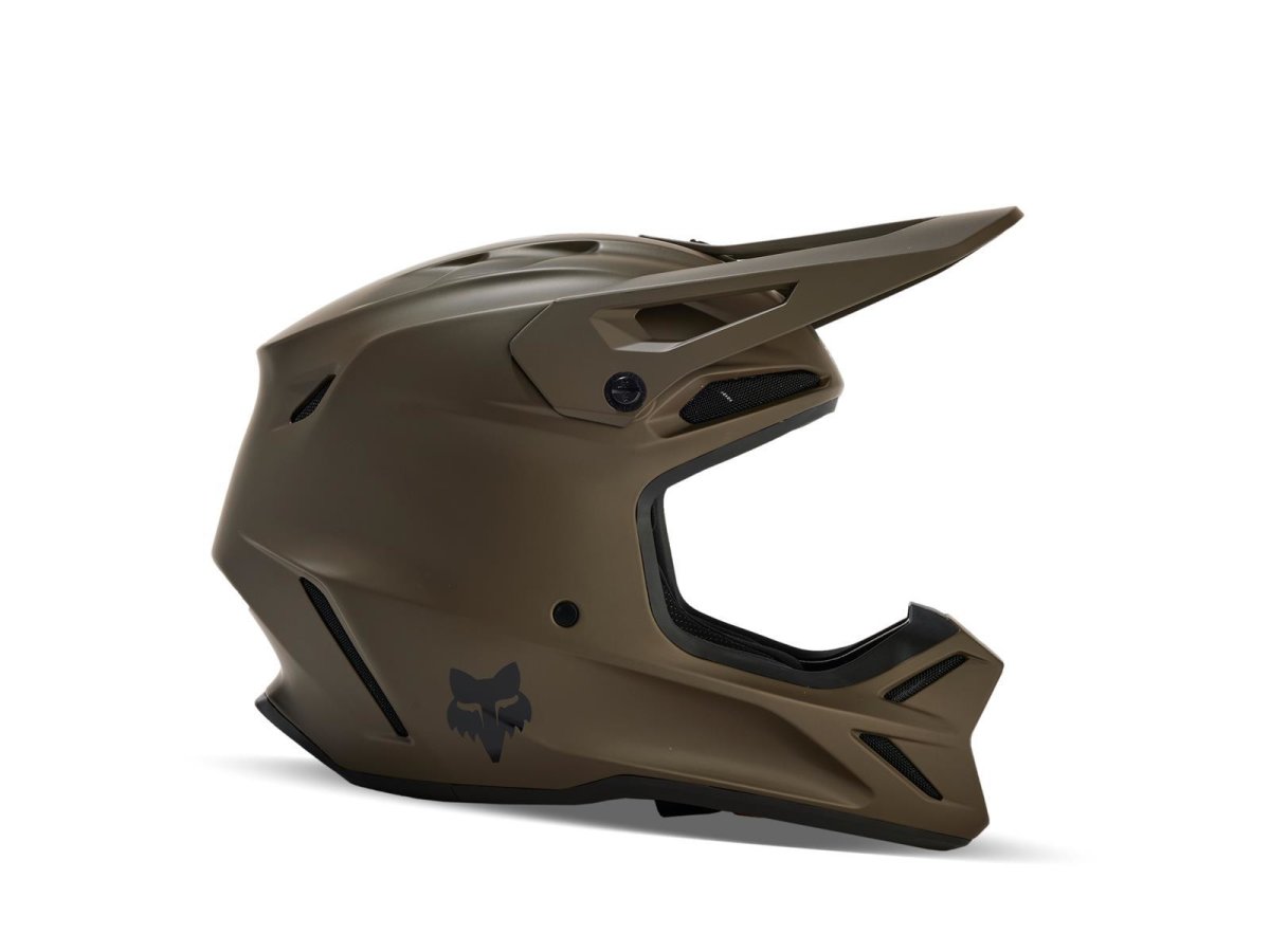 Fox V3 Solid Helm Dirt