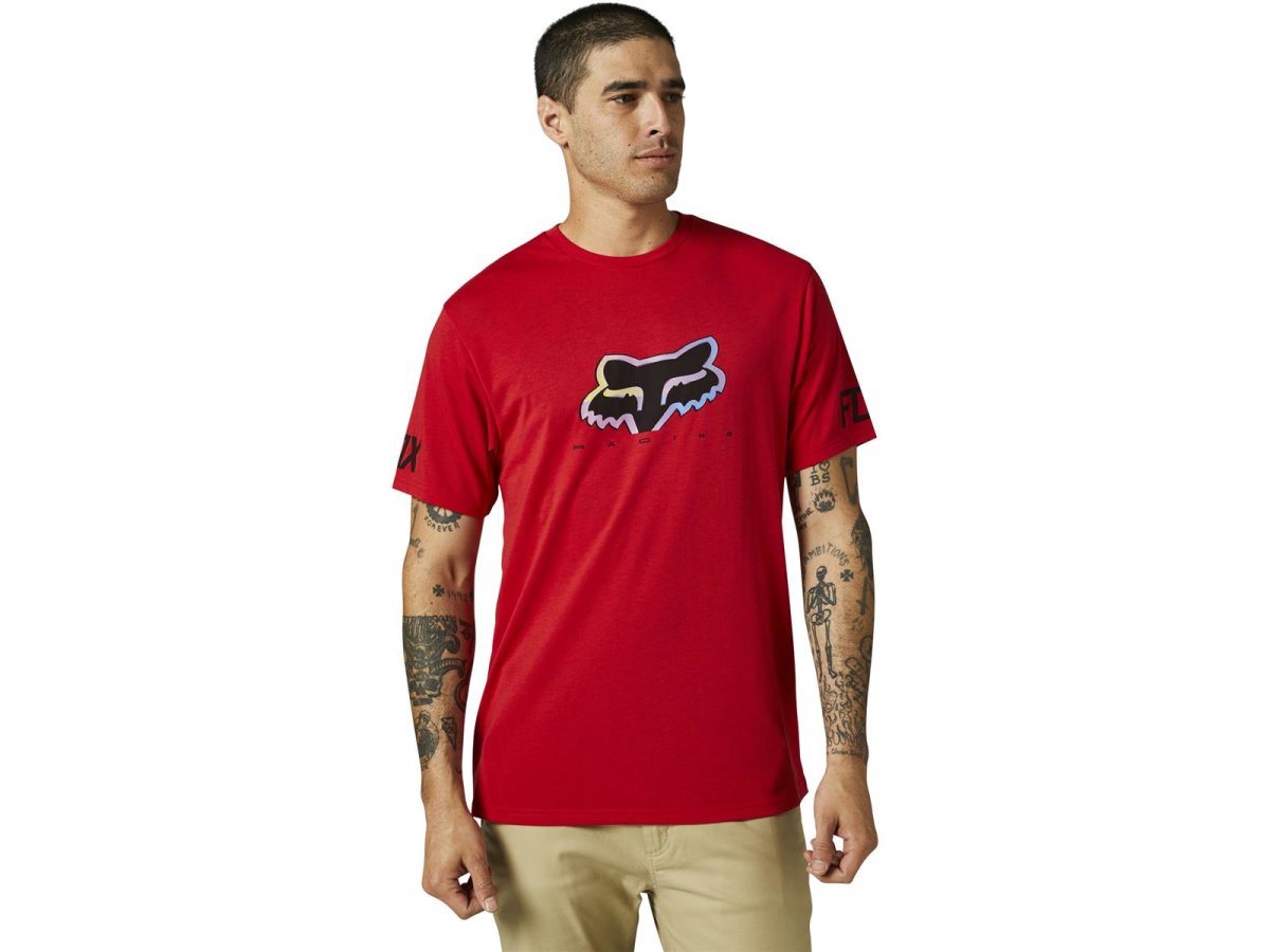 Fox Venz Ss Tech T-Shirt -Flm Rd-