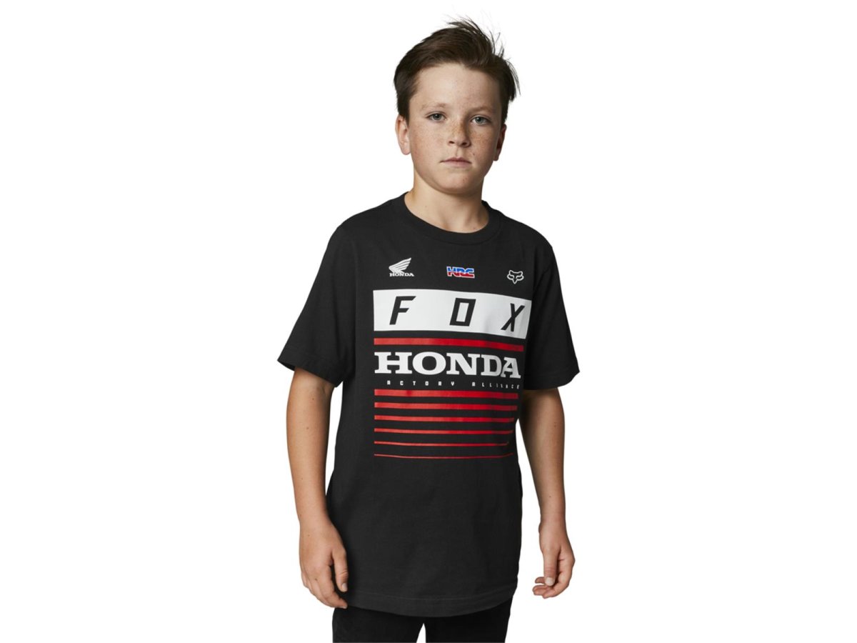 Fox Youth Honda Ss T-Shirt -Blk-