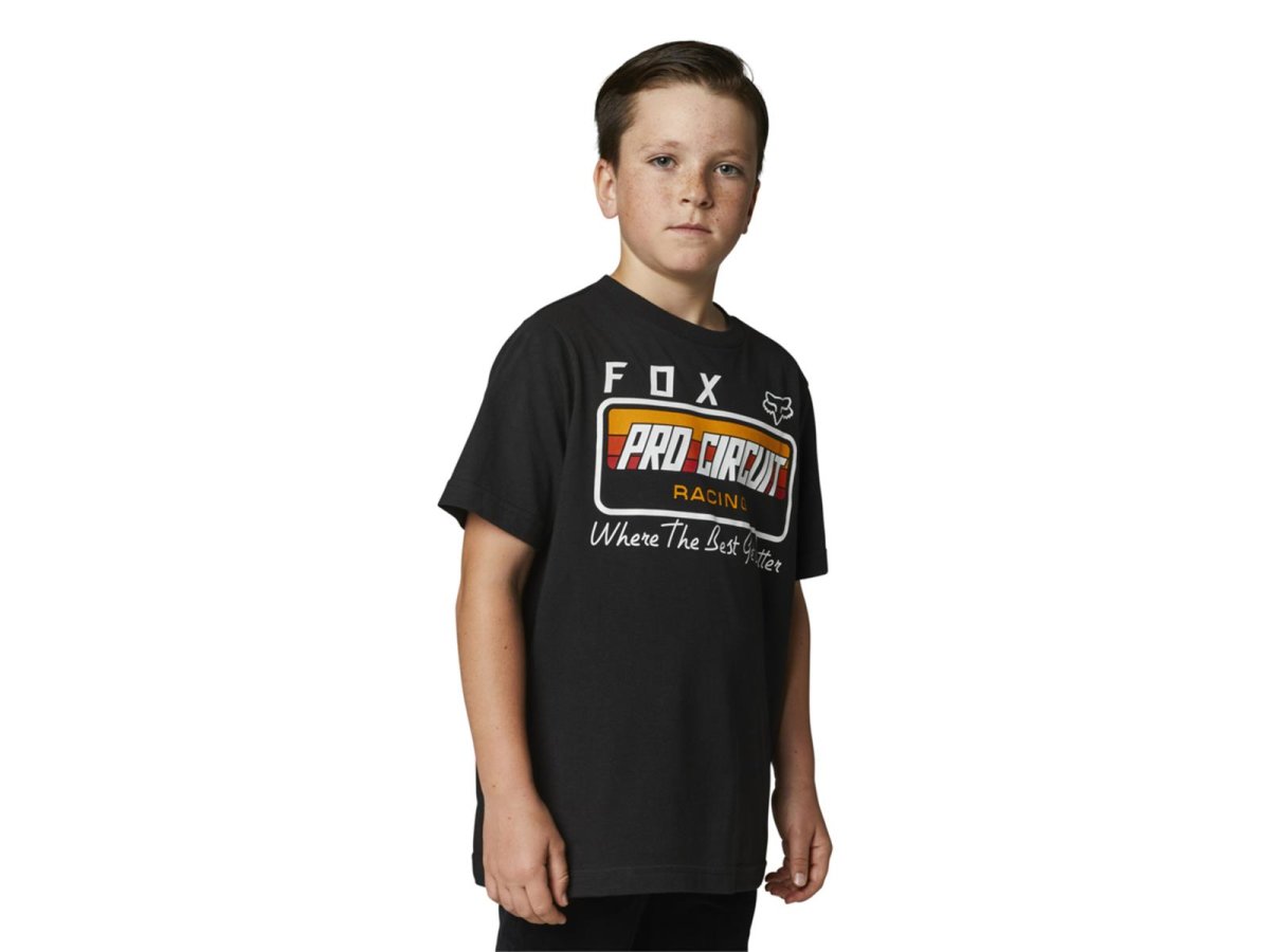 Fox Youth Pro Circuit Ss T-Shirt -Blk-