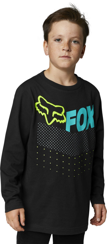 Fox Youth Trice Ls T-Shirt -Blk-