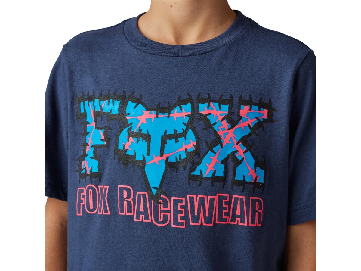 Fox Yth Barb Wire Ii Ss Tee