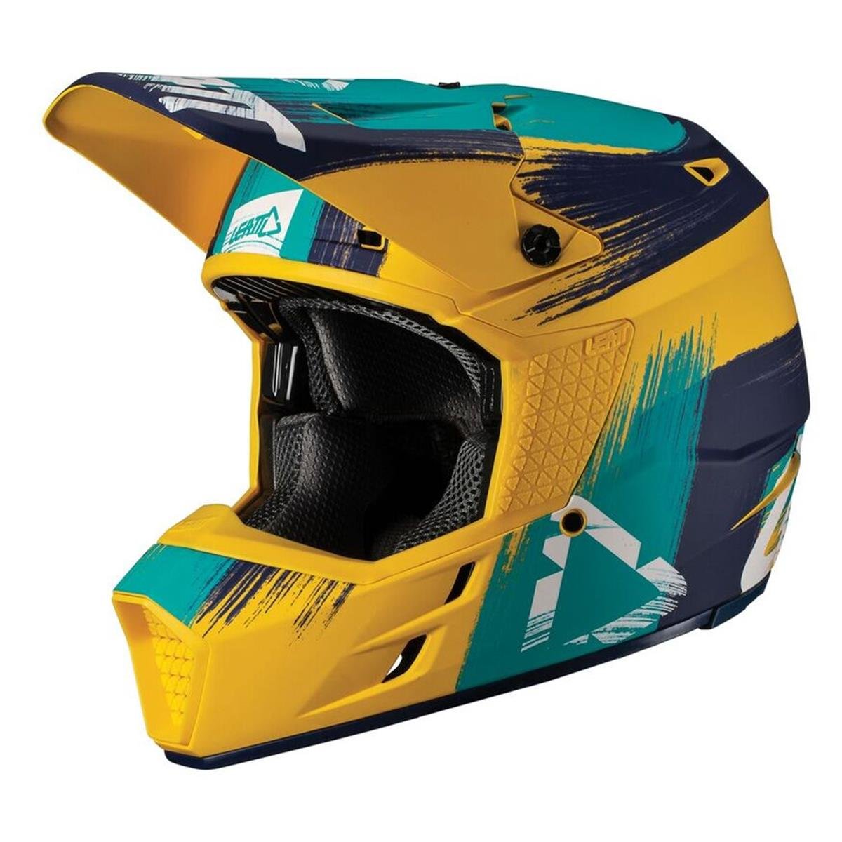 Helm GPX 3-5 V19-1 gold-Teal XL