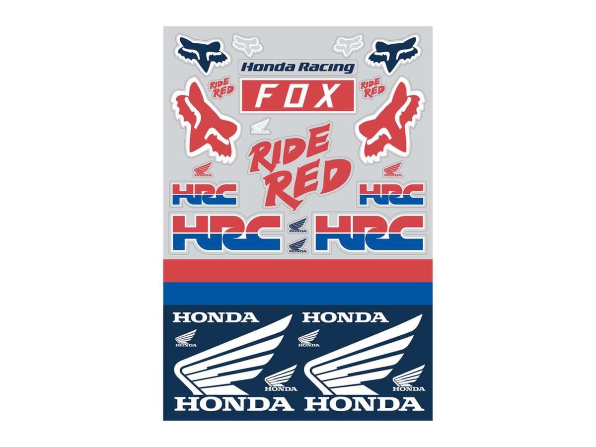 Honda Track Pack -Wht-Rd-Blu-