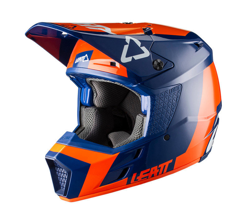 Leatt Helm GPX 3-5 orange-blau-weiss XS (1020001230)