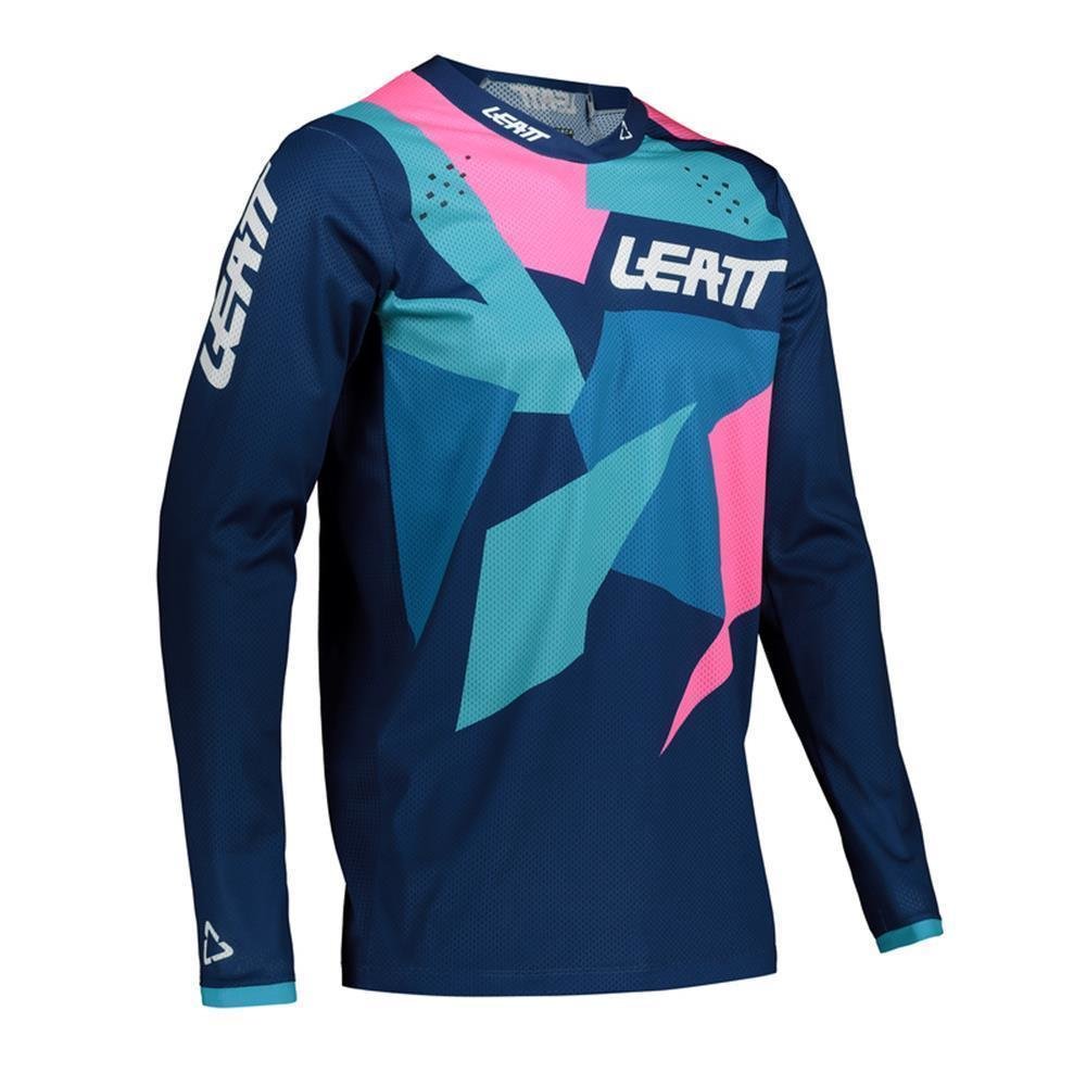 Leatt Jersey 4-5 Lite blau-pink XL