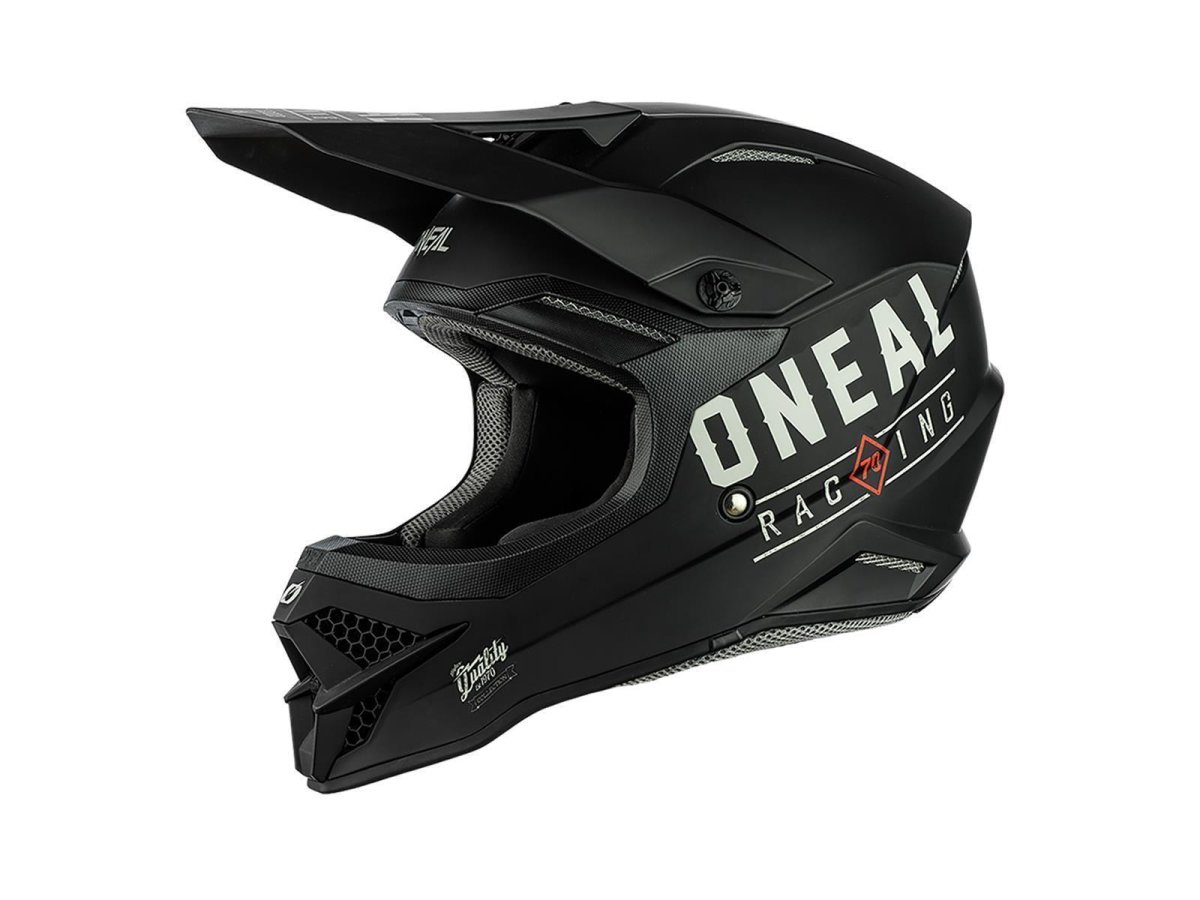 Oneal Visor 3SRS Helm DIRT V-22 black-gray