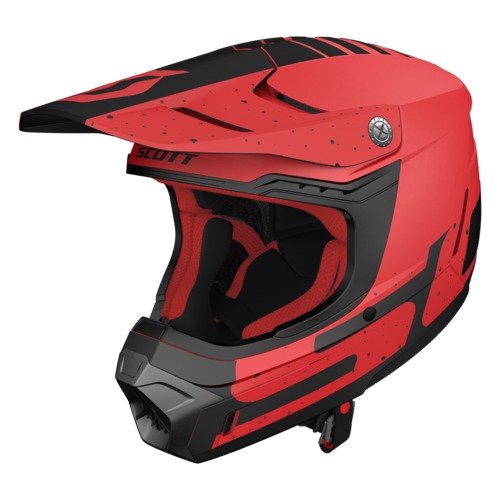 Scott Helm 350 EVO Plus Team ECE - red-black-XL