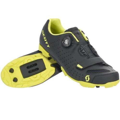 Scott Schuhe Mtb Comp Boa - matt black-sulphur yellow-41-0