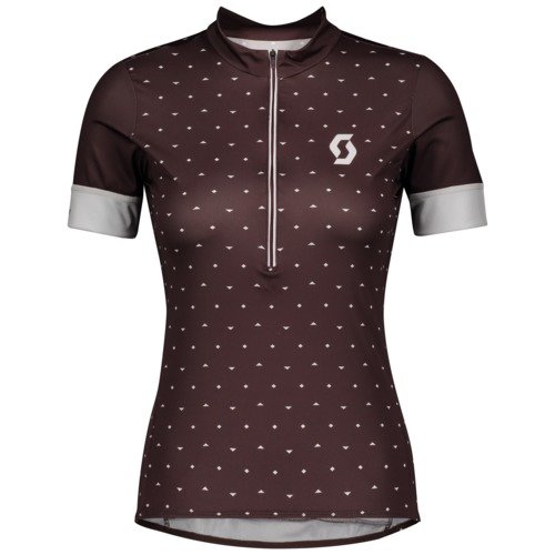 Scott Shirt Damen Endurance 20 s-sl - maroon red-light grey-EU L