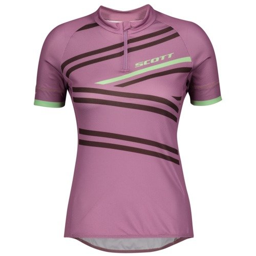 Scott Shirt Damen Endurance 30 s-sl - cassis pink-mint green-EU L