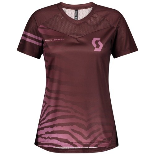 Scott Shirt Damen Trail Vertic Pro s-sl - maroon red-cassis pink-EU M