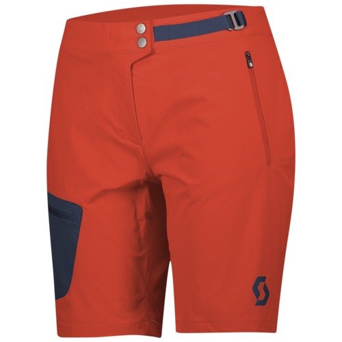 Scott Short Damen Explorair Light - flame red-midnight blue-EU XS unter Scott Sports