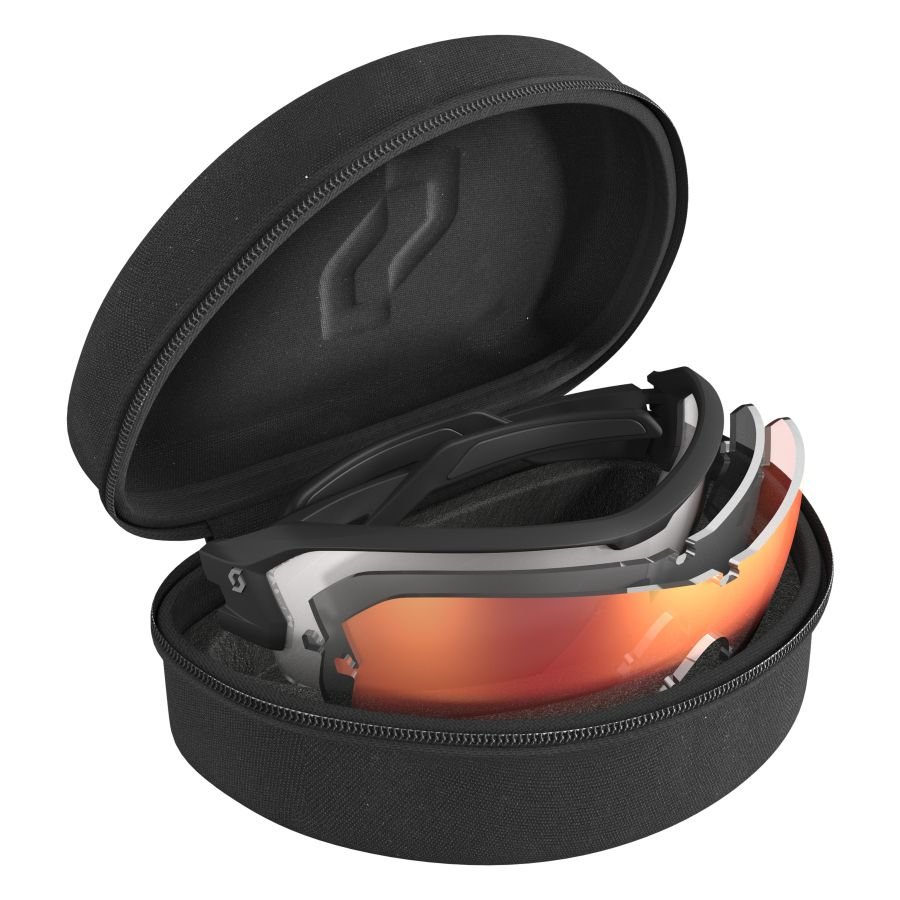 Scott Sonnenbrille Spur Multi-Lens Case - black matt-grey + clear +-