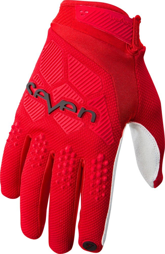 Seven Handschuhe Rival Rot Grösse XL