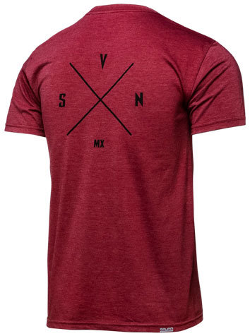 Seven T-Shirt Benchmark burgundy heather Grösse: M