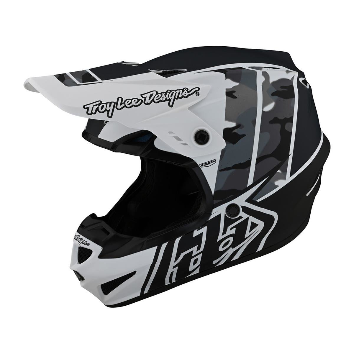 Troy Lee Designs GP Helm- Nova Camo- white- XL - 60-61cm