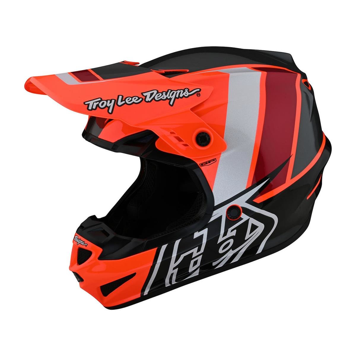 Troy Lee Designs GP Helm- Nova- glo orange- S - 55-56cm